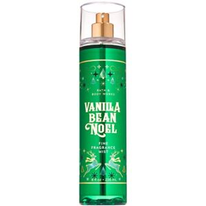 Bath and Body Works VANILLA BEAN NOEL Fine Fragrance Mist 8 Fluid Ounce (2019 Edition)