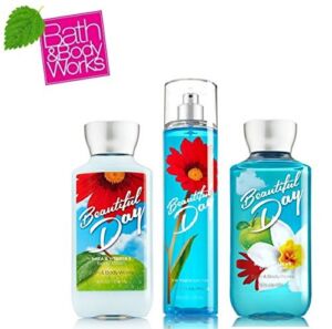 Bath & Body Works Beautiful Day Gift Set – All New Daily Trio (Full-Sizes)