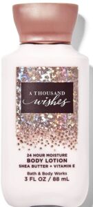 Bath and Body Works A Thousand Wishes Super Smooth Body Lotion Travel Size 3 Oz. (A Thousand Wishes)
