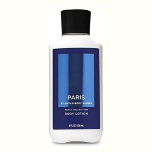 Bath and Body Works Men’s Collection Paris Lightweight Body Lotion Super Smooth 16 hr Moisture with Shea Butter and Vitamin E 8 fl oz / 236 ml