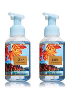 Bath and Body Works 2 Pack Crisp Morning Air Gentle Foaming Hand Soap. 8 Oz