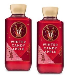 Bath and Body Works 2 Pack Winter Candy Apple Shower Gel 10 Oz.
