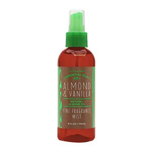 Bath and Body Works Fine Fragrance Mist Almond Vanilla 6 Ounce New Version Amber Bottle