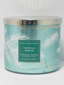 Bath & Body Works 3-Wick Candle in Vanilla Birch