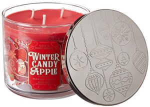 Bath & Body Works 3-Wick Scented Candle in WINTER CANDY APPLE Candle