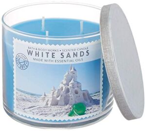 Bath and Body Works White Barn White Sands 3 Wick Candle 14.5 Ounce