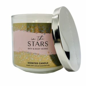 Bath and Body Works NEW In The Stars Scented 3 Wick Candle Winter 2018