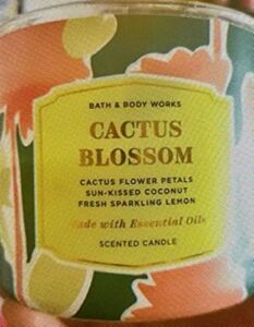 Bath and Body Works 3-Wick Scented Candle Cactus Blossom 14.5 Ounces