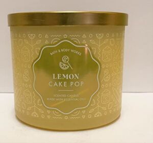 Bath and Body Works Lemon Cake Pop 3-Wick Candle 14.5 oz / 411 g