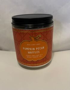 Bath & Body Works, White Barn 1-Wick Candle w/Essential Oils – 7 oz – 2021 Autumn Scents! (Pumpkin Waffles Pecan)