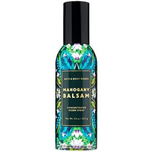 Bath and Body Works MAHOGANY BALSAM Concentrated Room Spray 1.5 Ounce (2019 Flower Edition)