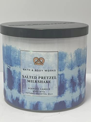 Bath & Body Works, White Barn 3-Wick Candle w/Essential Oils – 14.5 oz – 2021 Summer Scents! (Salted Pretzel Milkshake) | The Storepaperoomates Retail Market - Fast Affordable Shopping