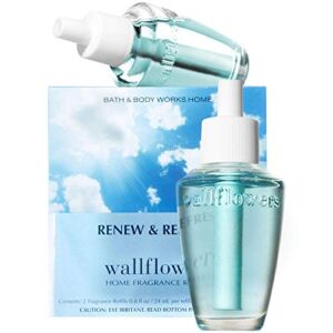 Bath & Body Works Renew & Refresh Wallflowers Home Fragrance Refills, 2-Pack