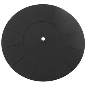Turntable Platter Mat LQ Industrial 7 inch Silicone Rubber Turntable Slipmat Pad for All LP Vinyl Record Players (TPMSRT-B170-1)