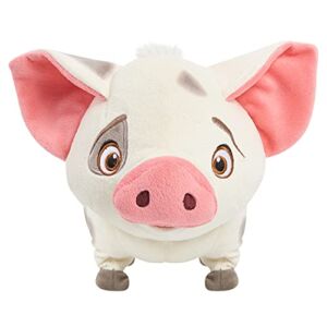 Disney Princess Moana Walk & Snort Pua Feature Plush, Sounds and Movement Stuffed Animal, Pig, by Just Play