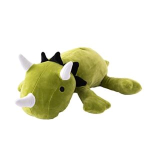 Dinosaur Stuffed Animals for Anxiety and Stress Relief – Filling with PP Cotton 1 LB – Dinosaur Plush with Adorable Green Design – Ideal Throw Pillow, Decoration(Green, 17.7 in)…