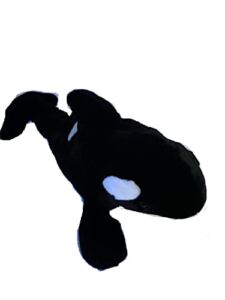 Weighted stuffed animals, orca whale with 2-6 lbs, PLUSH FISH, Shamu, washable plush weighted buddy