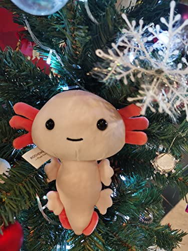 ROCHEMON Cute Axolotl Plush Stuffed Animal,Soft Axolotl Plushie Doll, Axolotl Plushie Toy Gift for Kids Toddlers Grils Boys Children Pink Axolotl 7.9 inch | The Storepaperoomates Retail Market - Fast Affordable Shopping