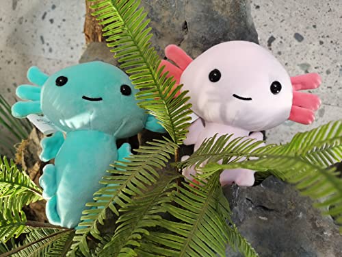 ROCHEMON Cute Axolotl Plush Stuffed Animal,Soft Axolotl Plushie Doll, Axolotl Plushie Toy Gift for Kids Toddlers Grils Boys Children Pink Axolotl 7.9 inch | The Storepaperoomates Retail Market - Fast Affordable Shopping