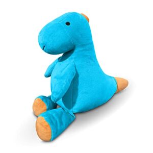Swift Occasions Weighted Anxiety Dino – Cute 3 lb Dinosaur Weighted Stuffed Animals – Weighted Dinosaur Plush Weighted Plush Animals – Cool Blue