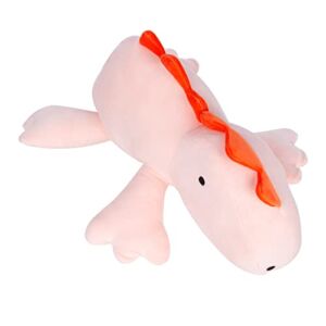 Dinosaur Weighted Stuffed Animals – Filling with PP Cotton 0.7 LB – Dinosaur Plush with Adorable Pink 13.8 Inch Stegosaurus