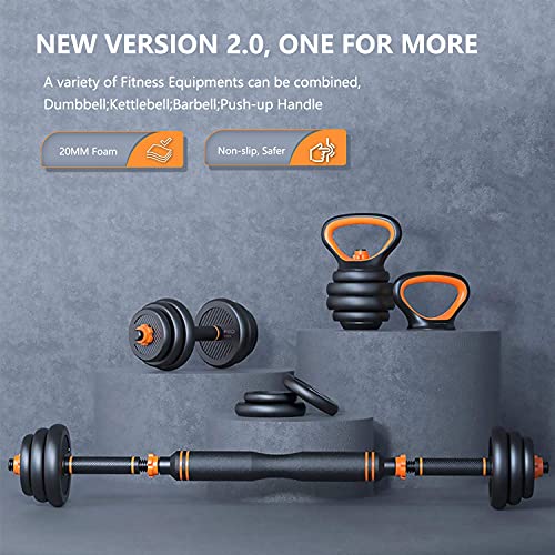 Adjustable Weights Dumbbells Set，Weights Dumbbells Sets for Women and Men，Dumbbells 66 lbs Pair | The Storepaperoomates Retail Market - Fast Affordable Shopping