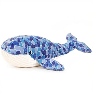 Plush Humpback Whale Toy, Plush Animal Body Pillow, Large Blue Whale Stuffed Animals Toy Pillow Fish Gifts (50cm/19.7in)