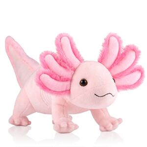 GAGAKU Axolotl Plush Toy 16″ Axolotl Stuffed Animal Pink Axolotl Plushie for Boys Girls Kawaii Axolotl Gift for Birthday