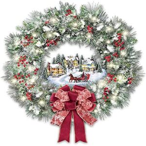 Diamond Painting Kits for Adults and Kids Christmas Wreath Car Diamonds Art Paint with Diamonds Large Size Inch 5d Diamond Painting Crystal Diamond Cross DIY 5D Round Full Drill Art 16 × 16 Inch