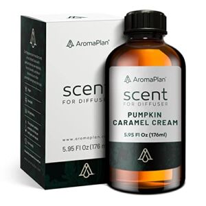Home Luxury Scents Pumpkin Caramel 6 Fl Oz, Home Luxury Collection- Natural & Vegan Scents – Diffuser Oil Blends for Aromatherapy – USA Fragrance, 6 Fl Oz (176ml)