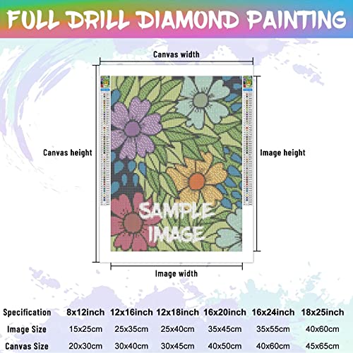 JUERTIME Cow Diamond Painting Kits-5D Diamond Painting for Adults Kids- DIY Diamond Art Kits Full Drill Diamond Dots Paintings with Diamonds Gem Art (18 x 25 Inch) | The Storepaperoomates Retail Market - Fast Affordable Shopping