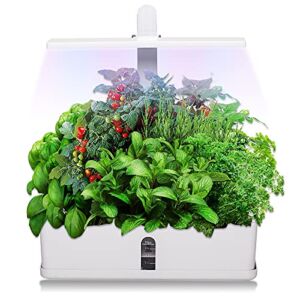 Hydroponics Growing System, Indoor Herb Garden Kit with Automatic Timer, Adjustable Height, Indoor Garden Kits for Home Kitchen, Smart Garden Planter