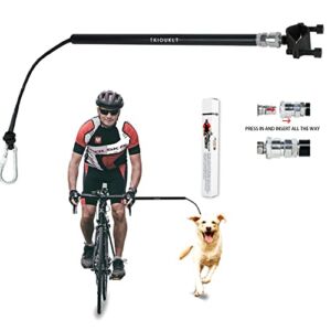 Dog Bike Leash, Bike Dog Leash, Bike Accessories for Dogs, The Second Generation of The Latest Military Trainer 1000Lb Pull, Dog Treadmill for Walking Outdoors