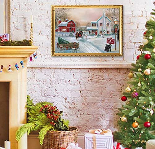 Christmas Diamond Painting Kits,Diamond Art Kit for Adults Full Round Drill,Paint with Diamond for Gift,Wall Decor | The Storepaperoomates Retail Market - Fast Affordable Shopping