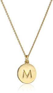 Kate Spade New York Gold-Tone Alphabet Pendant Necklace, 18″