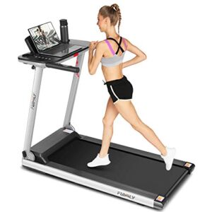 Under Desk Treadmill, 4-in-1 Treadmill with Max 23.6″*12.2″ Large Tabletop, Walking Pad Treadmill, Electric Treadmills, Pet Treadmill, Recovery Fitness Exercise Running Machine for Home Use