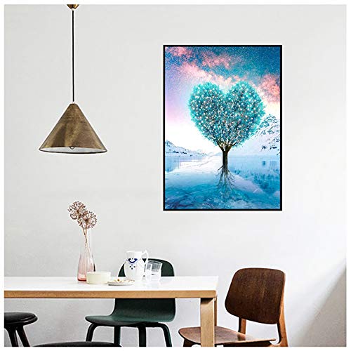 3ABOY 5D Diamond Painting Kits of Natural Scenery Trees , Full Drill Diamond Art Kits for Adults Home Wall Decor(The Snow and Ice Iove Tree 15.7X11.8 Inch ) (YM013) | The Storepaperoomates Retail Market - Fast Affordable Shopping