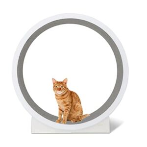 LZMZMQ 8kg Wood Catwheel for Large Medium Small Pet Cat, Indoor Cats Loss Weight Device for Adult Cats Running Exercising, Cat Treadmill Wheels/Cats Wheels Exerciser, Pet Wheel Walker