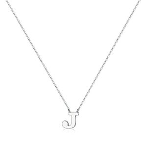 Initial Necklaces for Women, Sterling Silver Necklace for Women Silver Initial Necklaces for Women Girls Sterling Silver Initial Necklaces for Women Girls Necklaces for Teen Girls J Necklace