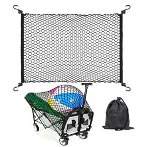 Chirpy Turkey Wagon Cargo Net – Nylon Net – Holds Items in Place in Wagon – Complete with – 420D Polyester Drawstring Bag