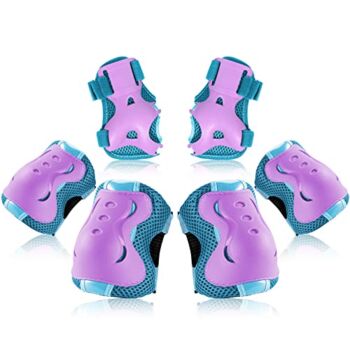 BOSONER Kids/Youth Knee Pad Elbow Pads Guards Protective Gear Set for Roller Skates Cycling BMX Bike Skateboard Inline Skatings Scooter Riding Sports | The Storepaperoomates Retail Market - Fast Affordable Shopping
