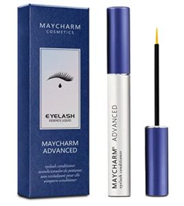 Maycharm Advanced Eyelash Growth Serum – Lash Serum and Eyebrow Enhancement Formula,To Grow Lashes Thicker Natural Longer Eyelashes,Brow Enhancer to Grow Thicker,Irritation Free Eyelash Serum (2ML)