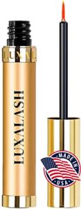 Premium Eyelash Growth Serum, Made in USA Boosts Natural Eyelash Growth for Longer, Fuller Thicker,Healthier Eye Lashes with Amino Acids and Nutrients – Natural, Non-Irritating Lash Growth Serum