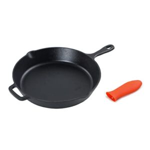 Commercial CHEF Cast Iron Skillet Pan (12″ Skillet)