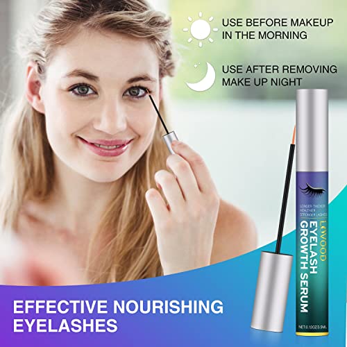 LOVOOD Premium Eyelash Growth Serum Booster, Lash & Eyebrow Enhancer Serum with Biotin & Natural Growth Peptides, Promotes Long Thick Lashes and Brows Irritation Free | The Storepaperoomates Retail Market - Fast Affordable Shopping