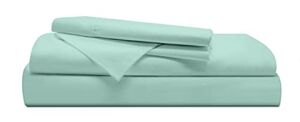 Five Elements 1000 Thread Count 100% Egyptian Cotton Bed Sheets , 4-Pc Full Sage Sheet Set , Sateen Weave , Single Ply Long-Staple Yarns, Luxury Collection , Fits Mattress Upto 16” Deep Pocket