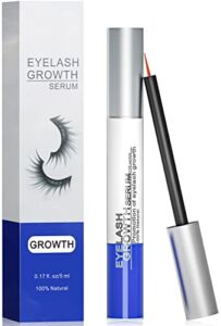 Premium Eyelash Growth Serum, Irritation-free Lash Boost Enhancer for Longer Fuller Thicker Eyelash (5ML）Blue