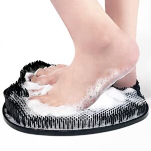 Foot Soaking Bath Basin, Large Plastic Foot Soaking Tub, Foot Massage Sturdy Durable Foot Tub, Getting the Dead/Old Skin Off Your Feet, Pedicure and Massager Tub for at Home Spa (dianBlack)