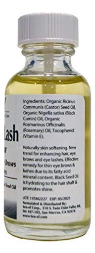 Castor Lash & Brow (10% Black Seed Oil) Sea El 1 oz Liquid | The Storepaperoomates Retail Market - Fast Affordable Shopping