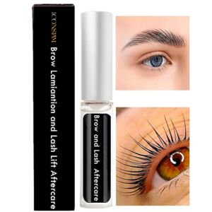 Brow Lamination and Lash Lift Nutrition Clear Eyelash Perm Aftercare Save Burning Eyelash & Eyebrow, Keratin Boost Care Fix Messy Brows/Lashes into Neat Look for 8 Weeks